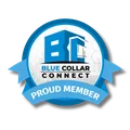 Blue Collar Connect Proud Member badge